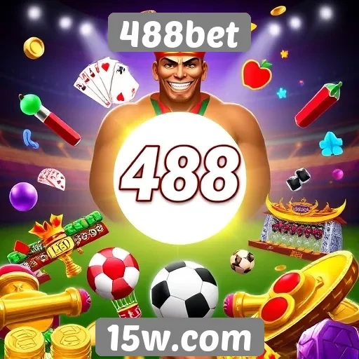 Variedade de jogos disponíveis no 488bet